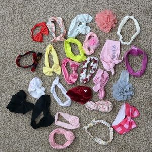 3/$30 Baby headband bundle colorful and soft and cute
